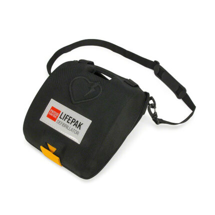 LIFEPAK CR Plus Soft Shell Carrying Case 21300-004576 with reflective patch and view window